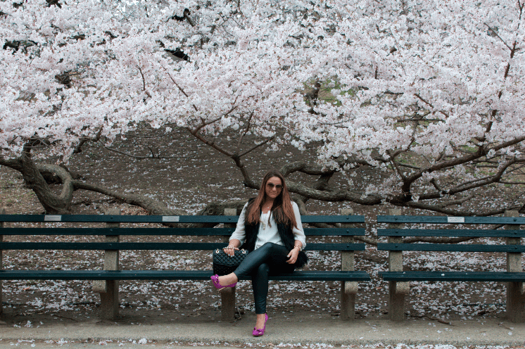 blog blogger missyonmadison centralpark fashion style newyork pinkpumps michaelkors fauxfur