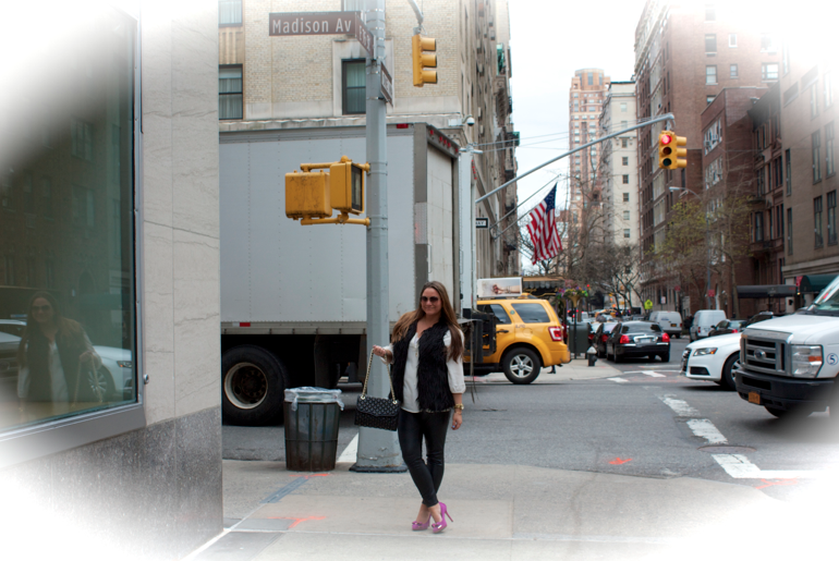 madisonave nyc newyork city blog blogger missyonmadison pinkpumps shoes michaelkors fauxfur