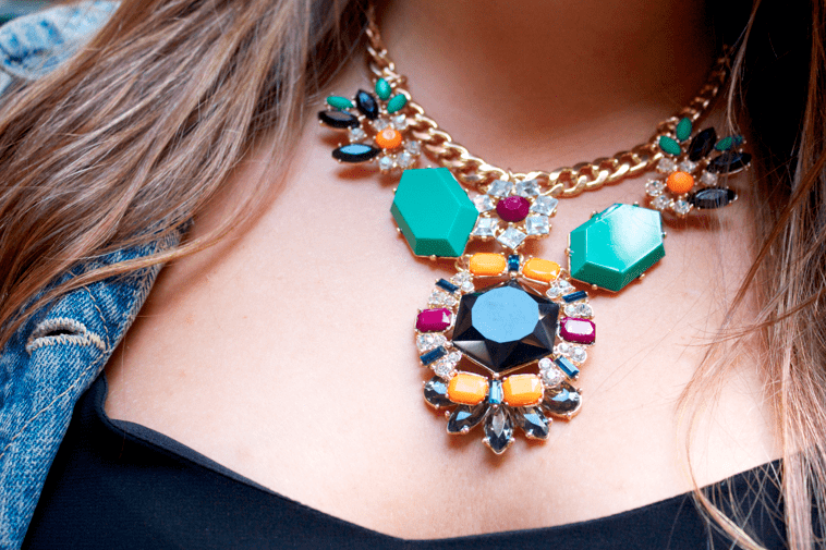 bling blingbling jewels jewelry fashion fashionblog fashionblogger style styleblog missyonmadison primadonna shopprimadonna statementnecklace necklace