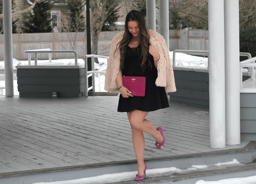 Valentine's Day Date Night Outfit Inspo - LBD - Sparkle Republic Jewelry Giveaway