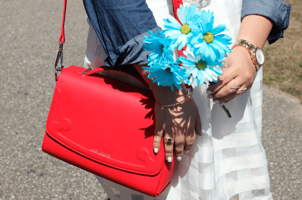missyonmadison, melissa tierney, shopthemint, giveaway, entertowin, contest, giftcard giveaway, spring, spring style, spring outfit inspo, spring outfit inspiration, fashion, fashion blog, fashion blogger, street style, mint julep, white pleated skirt, white midi skirt, nude open toe pumps, nude suede pumps, red bag, red satchel, miss locker red bag, red purse, chambray top, chambray pull over, wayfarers, wayfarer sunglasses, long island, long island blog, long island blogger,