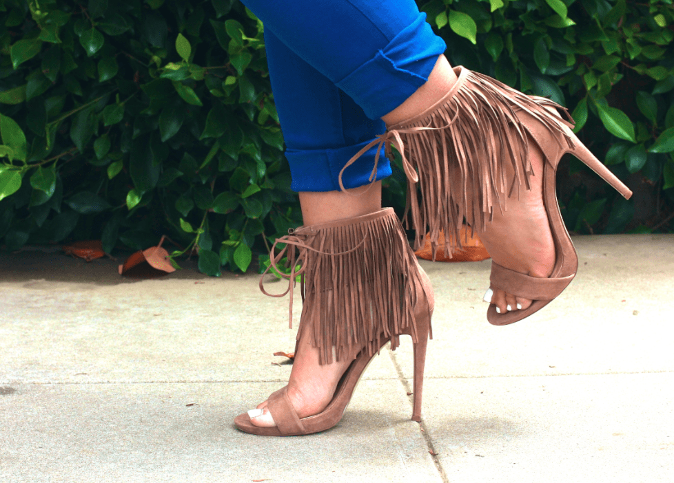 missyonmadison, melissa tierney, cobalt jeans, cobalt pants, tassel necklace, tassel beaded necklace, candy clutch, redbubble, redbubble clutch, candy printed clutch, fringe heels, tan fringe heels, fringe sandals, white topshop top, white chiffon cami, white chiffon camisole, how to wear cobalt, printed clutch, fringe heels, just fab, how to wear fringe heels, ray bans, blue aviators, blue ray bans, tassel trend, fringe trend, santa monica, la blogger, la, cali, california blogger, california, summer shoes, summer style, ootd, outfit inspo,