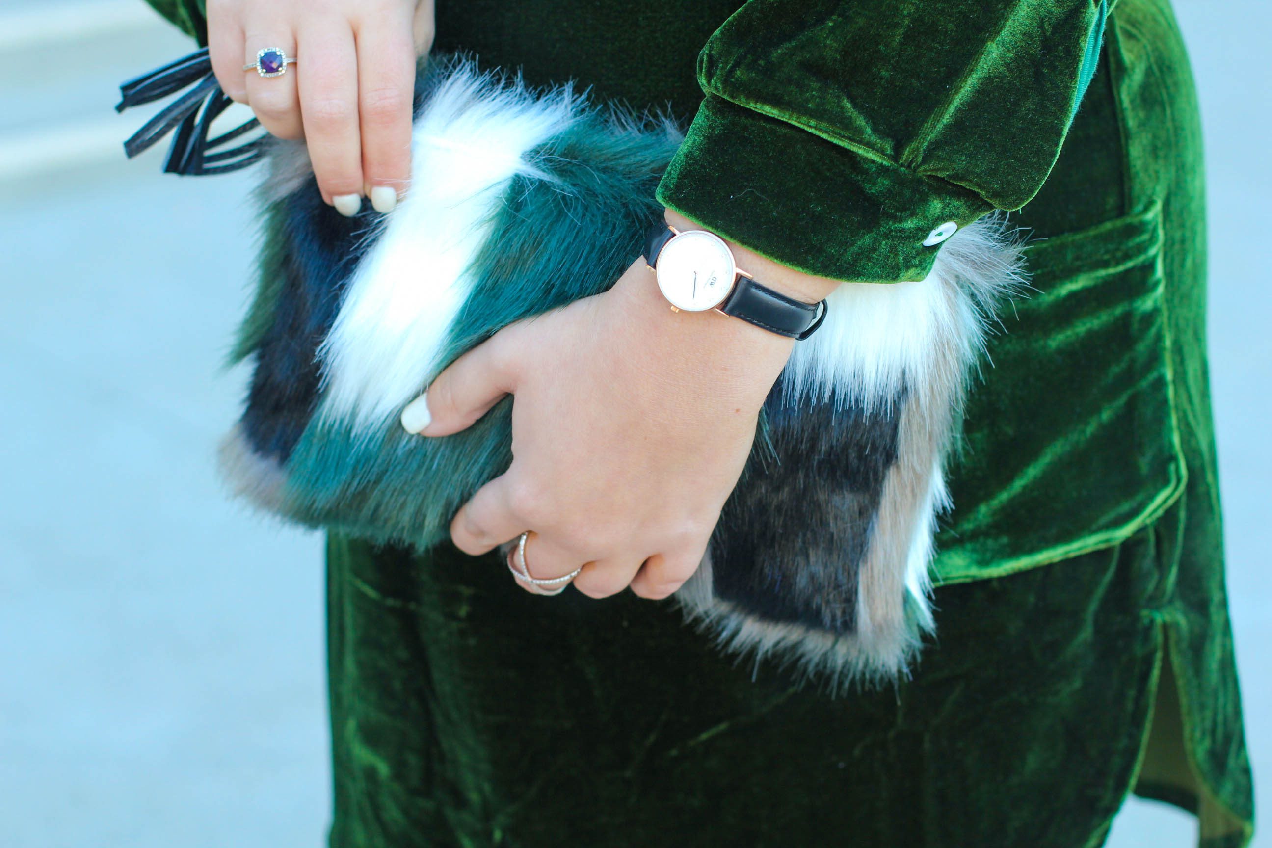 missyonmadison, MissyOnMadisonInstagram, melissa tierney, holiday style, velvet dress, zaful, green velvet dress, faux fur heels, furry heels, furry clutch, faux fur clutch, vera bradley, holiday gifting, hair goals, blogger style, outfit inspo, holiday outfit inspo, winter style, christmas style, merry christmas, christmas tree, christmas 2016, pasadena christmas tree, pasadena christmas, la blogger,