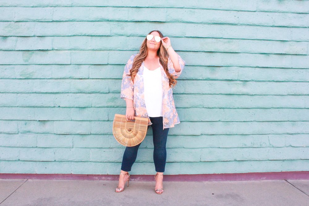 missyonmadison, missyonmadison instagram, missyonmadison blog, la blogger, missyonmadison blog, melissa tierney, melissa tierney blog, melissa tierney blogger, gold heels, rose gold heels, gold ankle strap heels, cult gaia ark bag, cult gaia, cult gaia bag, old navy rockstar jeans, skinny jeans, fall style, fall trends, lysse fashion, lysse kimono, white chiffon camisole, how to style a kimono, how to style a kimono for fall, fall fashion ideas, 2018 fall style, lola shoetique,