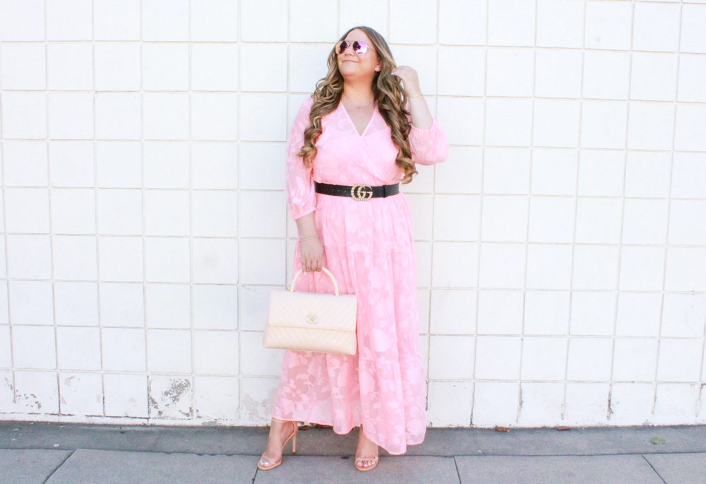 missyonmadison, missyonmadison instagram, missyonmadison blog, missyonmadison blogger, melissa tierney, melissa tierney blog, melissa tierney instagram, melissa tierney blog, la blogger, style blog, style blogger, eloquii, eloquii dress, eloquii maxi dress, pink maxi dress, gucci pearl belt, gucci belt, chanel top handle bag, chanel top handle flap bag, stuart weitzman, stuart weitzman nudistong, stuart weitzman nudist heels, stuart weitzman heels, hairdreams, hair extensions, hair goals, benefits of hair extensions, fall style, mean girls, wednesdays we wear pink,
