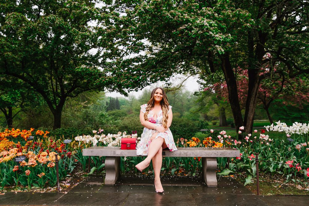 missyonmadison, missyonmadison blog, la blogger, missyonmadison instagram, wayf dress, wayf wrap dress, wayf floral wrap dress, nordstrom, wayf dress nordstrom, nude pumps, nude patent leather pumps, red gucci bag, red crossbody bag, brooklyn botanical garden, nyc photographer, nyc photoshoot, nyc blogger, ny blogger, la blogger, wayf pr clothing, nude heels, summer style, spring style, 